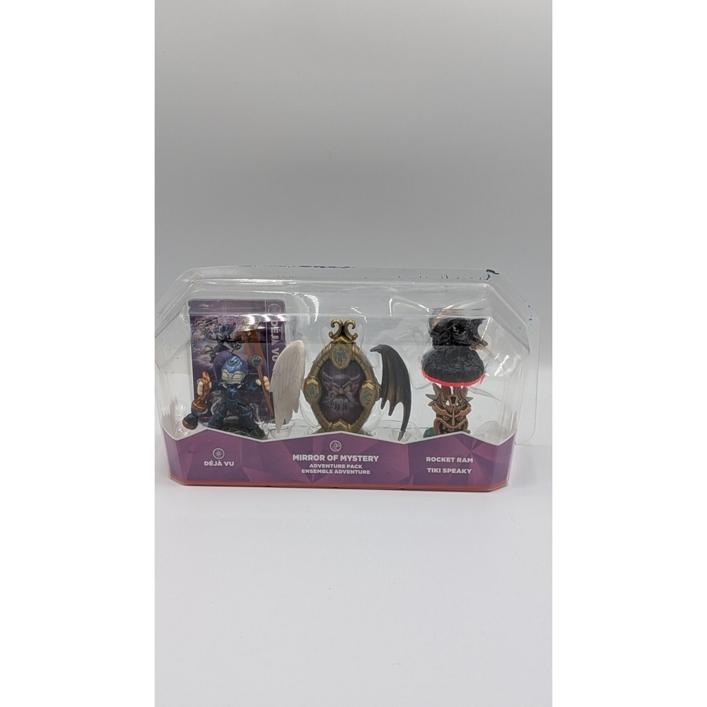 Skylanders Trap Team Mirror of Mystery Level Pack Deja Vu Tiki Speaky Rocket Ram